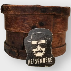 Breaking bad ahşap broş hediye