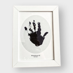 çocuğunuzun el ayak görseli olan çerçeve