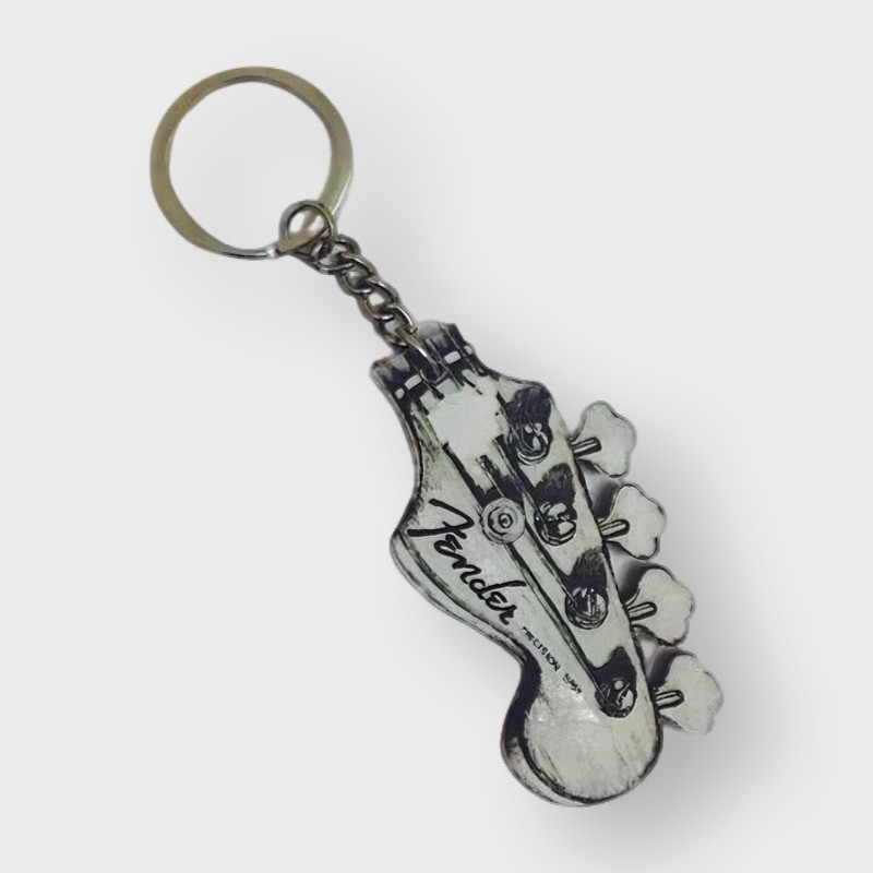 Gitar sapı ahşap anahtarlık