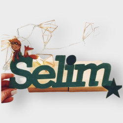 Kişiye Özel Ahşap Kapı İsimliği