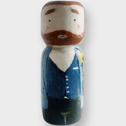 Van Gogh El Yapımı Peg Bebek