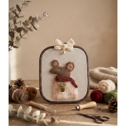 Keçe İğneleme Fare Figür...